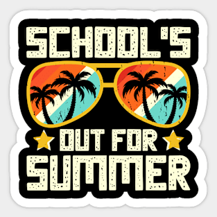 School Out For Summer T Shirt For Women Men Sticker